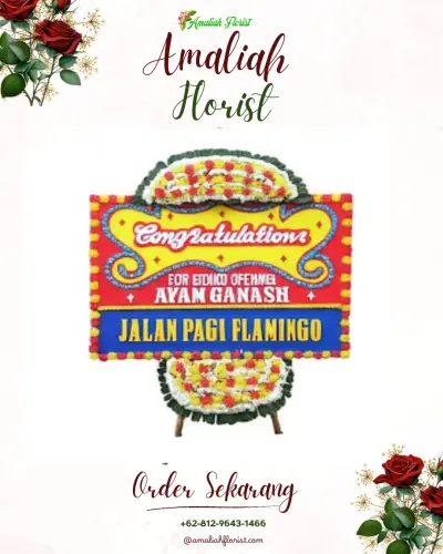 Bunga Papan Congratulation di Karang Panjang
